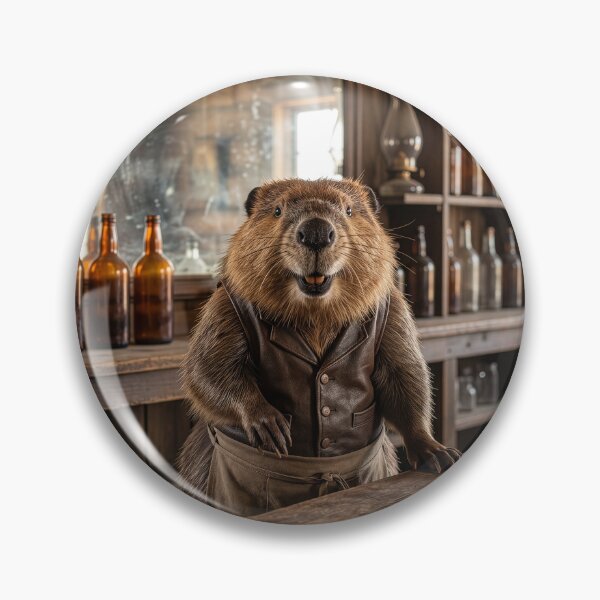 Item preview, Beaver Bartender Lends a Sympathetic Ear designed and sold by Tridentulus.