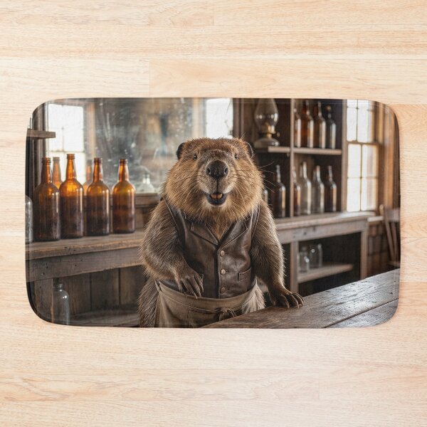 Item preview, Beaver Bartender Lends a Sympathetic Ear designed and sold by Tridentulus.