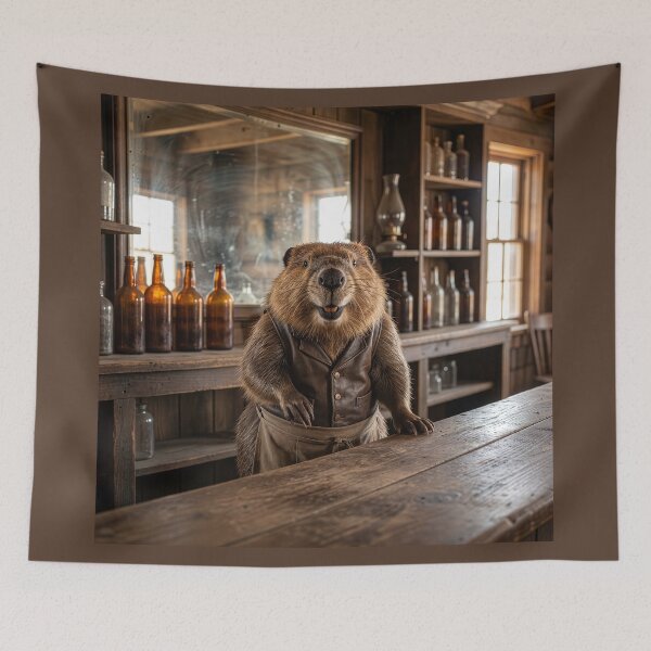 Item preview, Beaver Bartender Lends a Sympathetic Ear designed and sold by Tridentulus.
