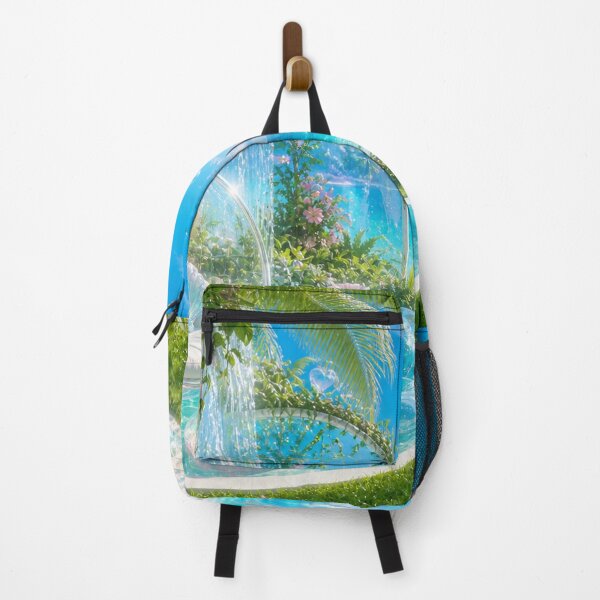 Item preview, Frutiger Aero Tropical Paradise Ocean Dream designed and sold by MeanPanduh.