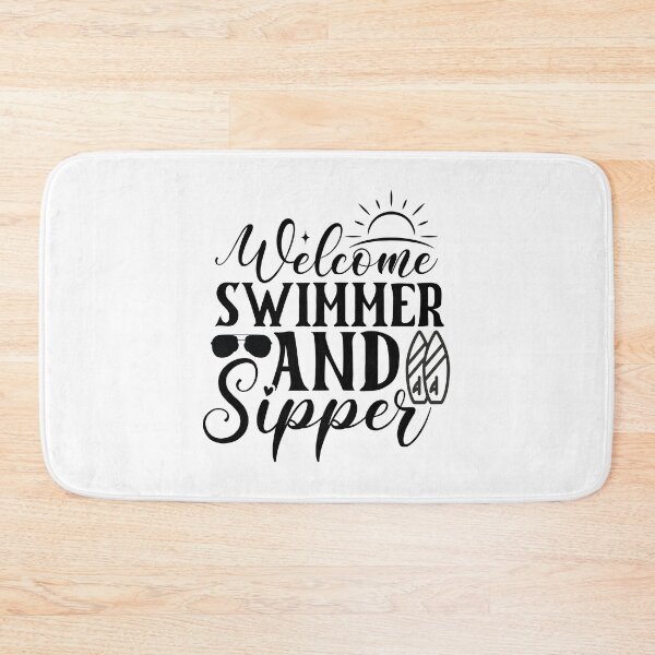 Item preview, Welcome Swimmer And Sipper - Tropical Beach Summer Aesthetic Gift designed and sold by FuzionRaptor.