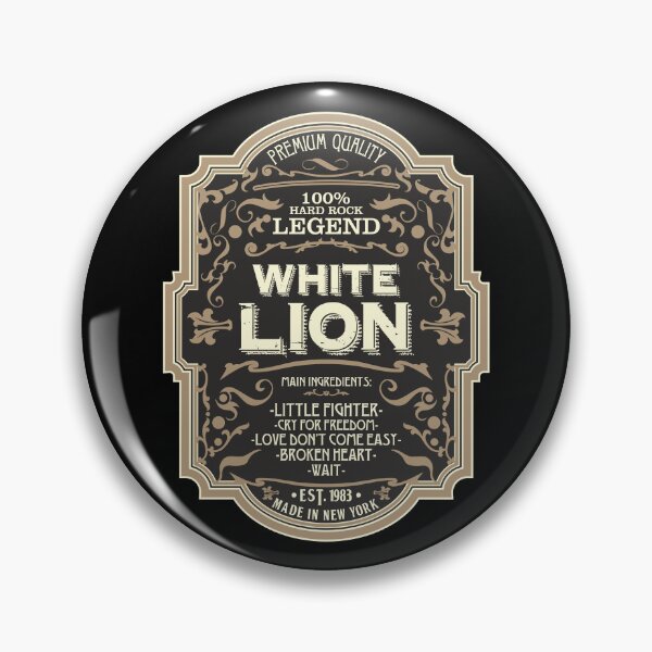 Artikelvorschau, White Lion (Rock Finest Bands) entworfen und verkauft von helenacooper.
