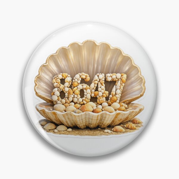 Item preview, 8647 Sea Shell Venus – Realistic Beach Sticker designed and sold by MerchlyMike.