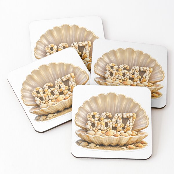 Item preview, 8647 Sea Shell Venus – Realistic Beach Sticker designed and sold by MerchlyMike.