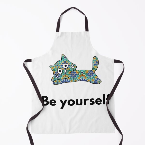Item preview, Be Yourself Motivational Mandala Cat designed and sold by PeplumiArt.
