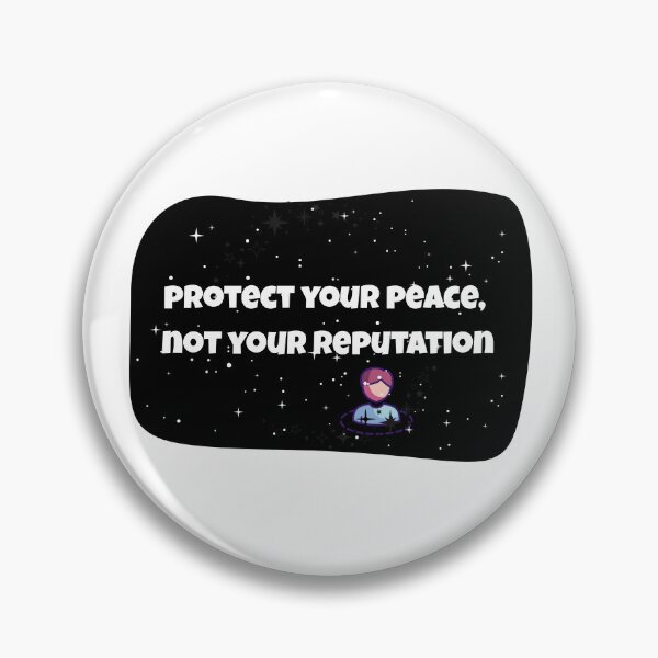 Item preview, Protect Your Peace Not Your Reputation Quote | Mental Health & Self Worth Design | Healing Mindset Sticker designed and sold by Pandey14.
