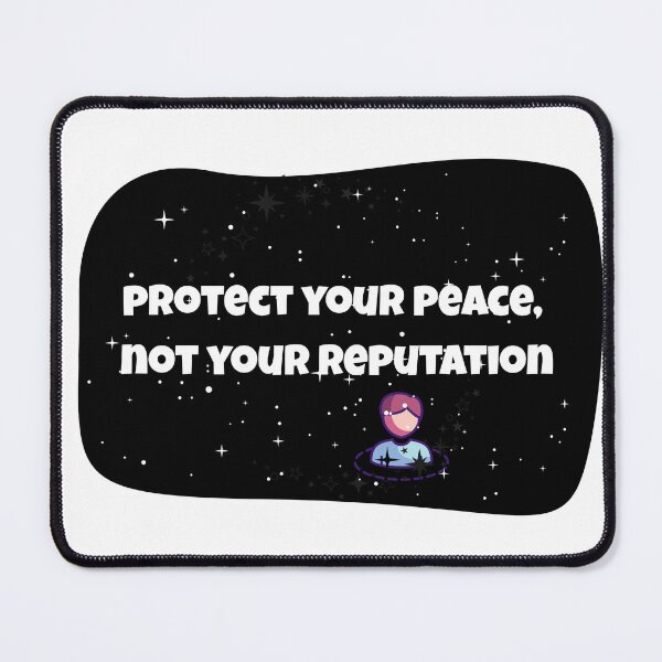 Item preview, Protect Your Peace Not Your Reputation Quote | Mental Health & Self Worth Design | Healing Mindset Sticker designed and sold by Pandey14.