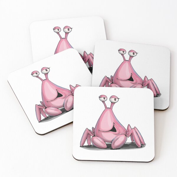 Item preview, Pink cartoon crab designed and sold by Pittstop.