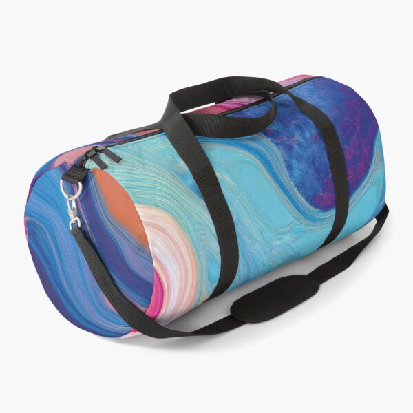 Item preview, Abstract Art - Fluid Art Blue, Pink and Orange Moves designed and sold by Becky-Poppins.