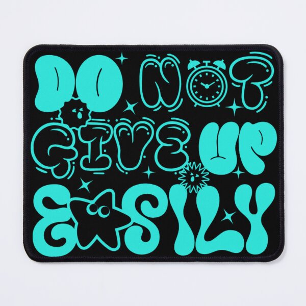 Item preview, Retro Bubble Graffiti Do Not Give Up Easily Typography designed and sold by PACS0011.