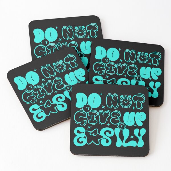 Item preview, Retro Bubble Graffiti Do Not Give Up Easily Typography designed and sold by PACS0011.