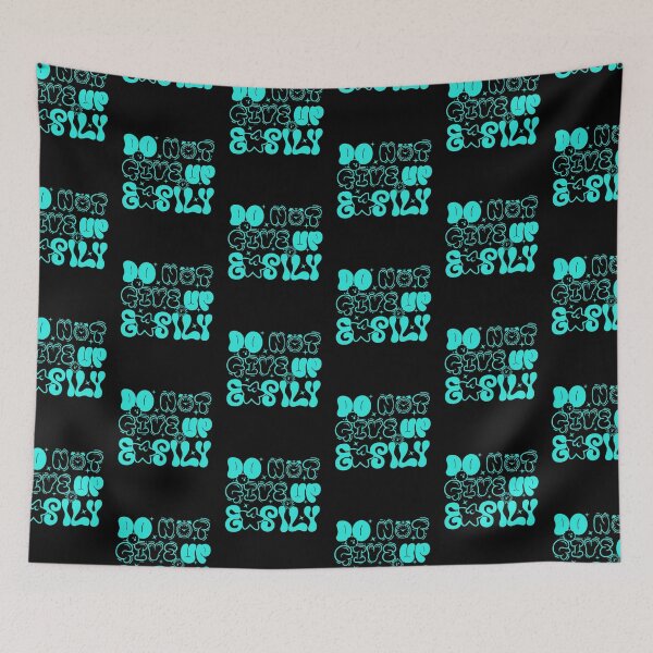 Item preview, Retro Bubble Graffiti Do Not Give Up Easily Typography designed and sold by PACS0011.
