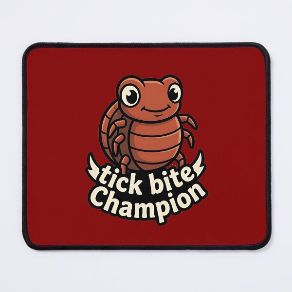 Item preview, tick bite champion  designed and sold by Broken Antler Designs .