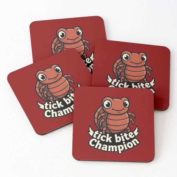 Item preview, tick bite champion  designed and sold by Broken Antler Designs .