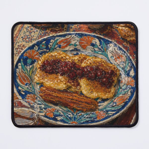 Item preview, Sour Cherry Morning — Rustic Breakfast Still Life designed and sold by Robert Meyers-Lussier.