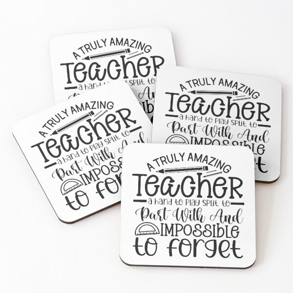 Item preview, Amazing Teacher Impossible To Forget - Inspirational Mentor Gift designed and sold by FuzionRaptor.