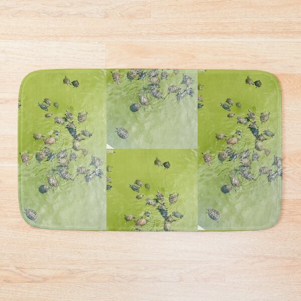 Item preview, Group Of Turtles In A Lake Photography Stickers Posters Wall Art Magnet Home Coffee Cup Decoration TShirt Stationary Notebook Magnet Hat Kitchen Work School Office Redbubble Shop designed and sold by Saritas Boutique Shop.