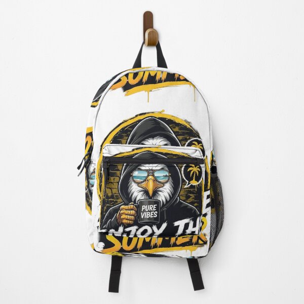 Item preview, Enjoy The Summer Pure Vibes Cool Eagle Sticker designed and sold by Hafcishop.