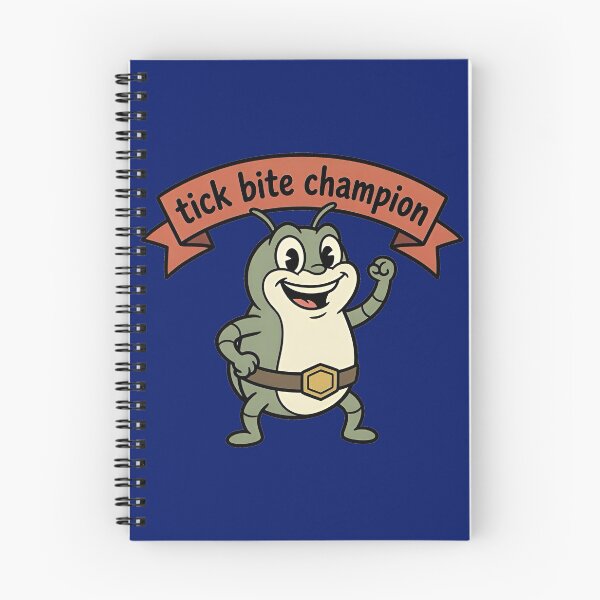 Item preview, tick bite champion  designed and sold by Broken Antler Designs .