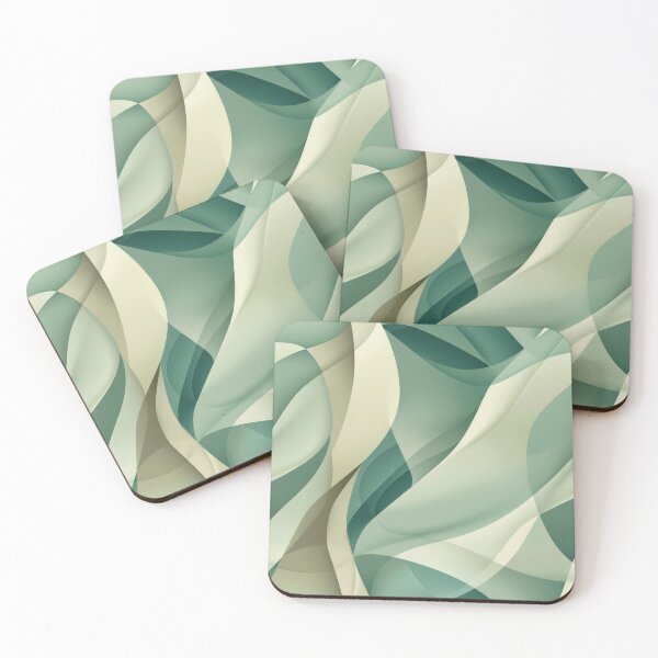 Item preview, Soft Flow Abstract Pattern designed and sold by MegaNovaArt.