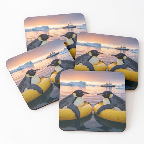 Item preview, Emperor Penguin Friends Have a Chat designed and sold by Tridentulus.