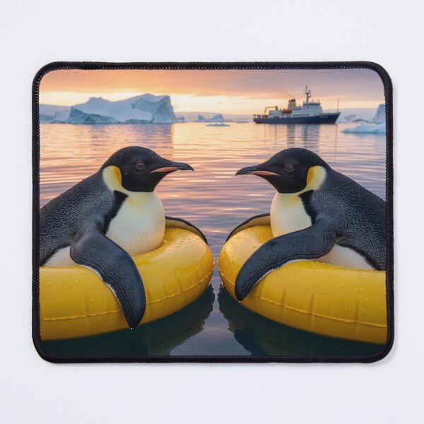 Item preview, Emperor Penguin Friends Have a Chat designed and sold by Tridentulus.