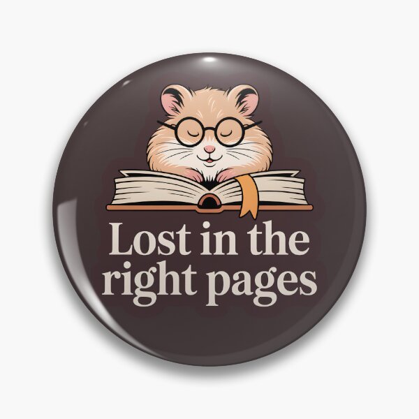 Item preview, Lost in the Right Pages – Minimalist Hamster Reading Art Print, Cozy Book Lover Illustration designed and sold by Montodesign.