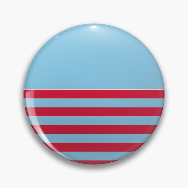 Item preview, BABY BLUE and RED HALF BLOCK STRIPES designed and sold by RachelMacht.