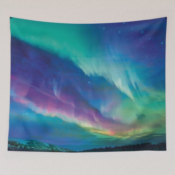 Item preview, Abstract Art - Aurora Borealis designed and sold by Becky-Poppins.