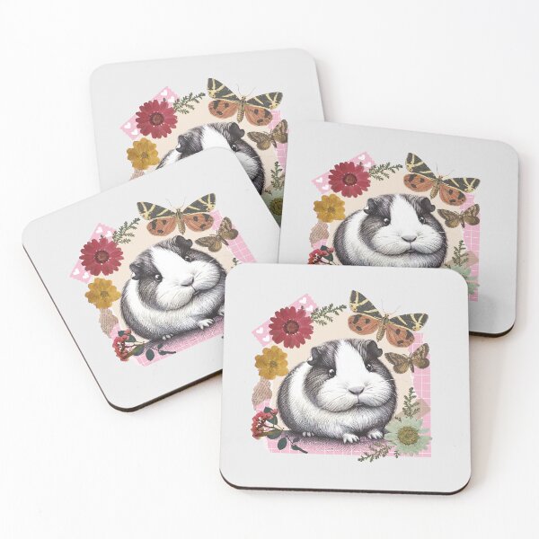 Artikelvorschau, Niedliches Meerschweinchen – Kawaii-Schweinchen im Scrapbook-Stil entworfen und verkauft von happiecatstore.