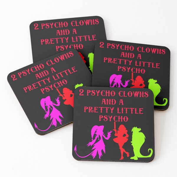 Item preview, 2 Psycho Clowns and a Pretty Little Psycho designed and sold by Wolf Wendigo.