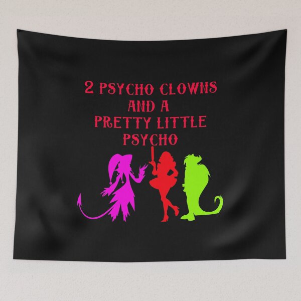 Item preview, 2 Psycho Clowns and a Pretty Little Psycho designed and sold by Wolf Wendigo.