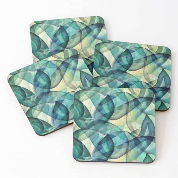 Item preview, Ocean Flow Abstract Pattern designed and sold by MegaNovaArt.