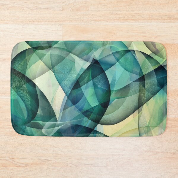 Item preview, Ocean Flow Abstract Pattern designed and sold by MegaNovaArt.