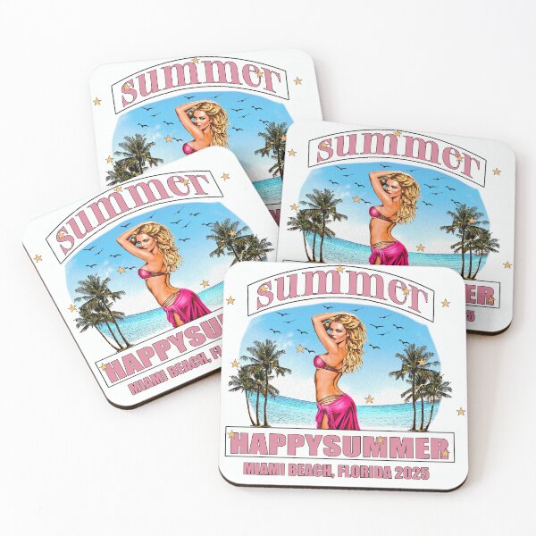 Item preview, Happy Summer in Miami, Florida designed and sold by NF Designs Studio DTF.