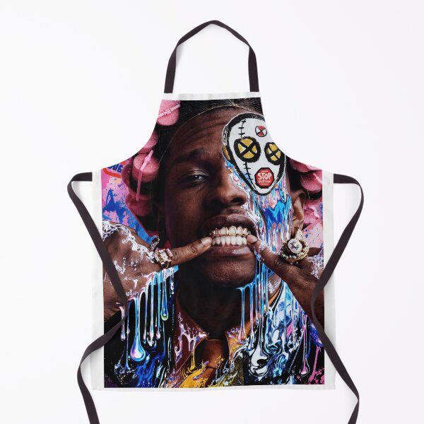 Item preview, A$AP Rocky Surreal Neon Drip Pop Art designed and sold by y2kponyclub.