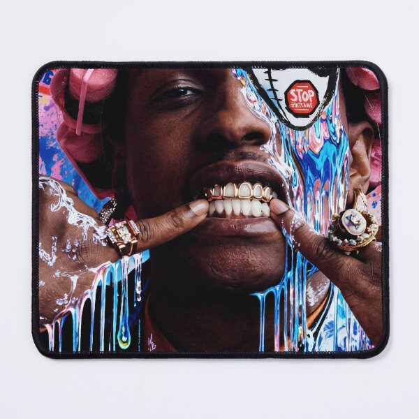 Item preview, A$AP Rocky Surreal Neon Drip Pop Art designed and sold by y2kponyclub.