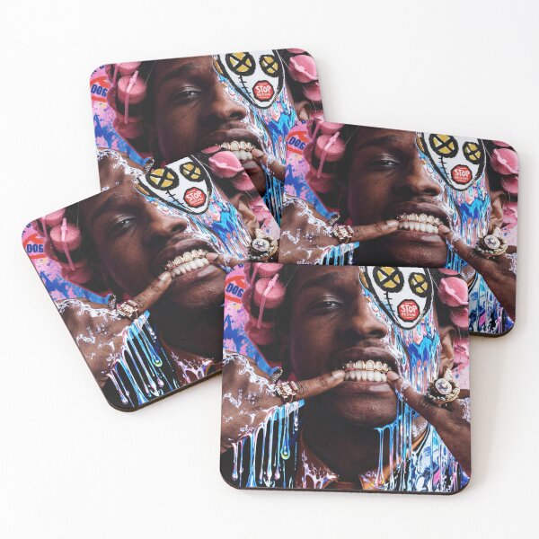 Item preview, A$AP Rocky Surreal Neon Drip Pop Art designed and sold by y2kponyclub.