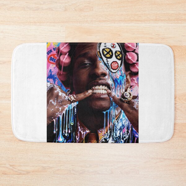 Item preview, A$AP Rocky Surreal Neon Drip Pop Art designed and sold by y2kponyclub.