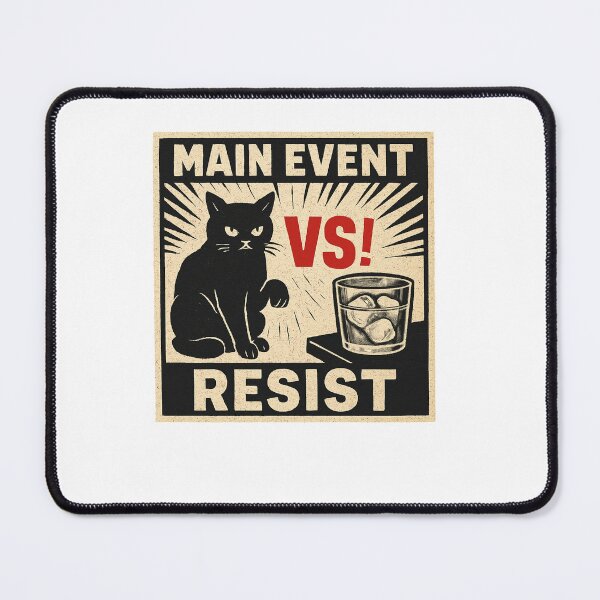 Item preview, Black Cat Versus Roomba designed and sold by SiarheiYur.