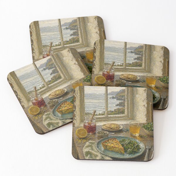 Item preview, The Grey Côte — Seaside Breakfast Still Life designed and sold by Robert Meyers-Lussier.