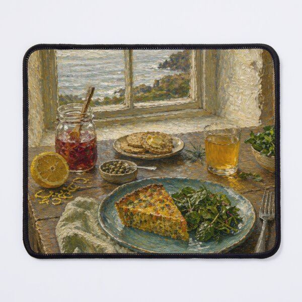 Item preview, The Grey Côte — Seaside Breakfast Still Life designed and sold by Robert Meyers-Lussier.