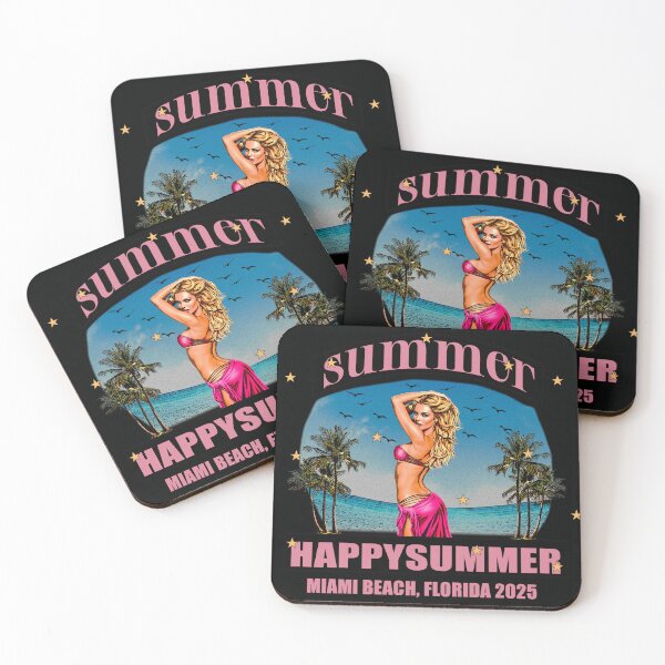 Item preview, Happy Summer in Miami, Florida designed and sold by NF Designs Studio DTF.