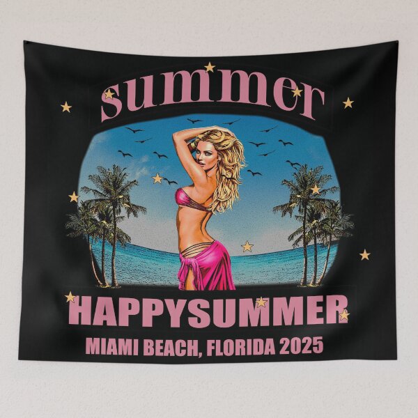 Item preview, Happy Summer in Miami, Florida designed and sold by NF Designs Studio DTF.