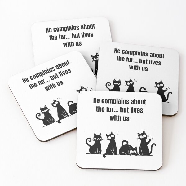 Item preview, Funny Cat Fur Complaint Quote designed and sold by PeplumiArt.