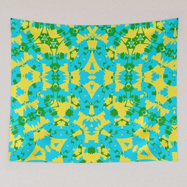 Item preview, Bright Yellow/Blue Pattern designed and sold by AintJames.