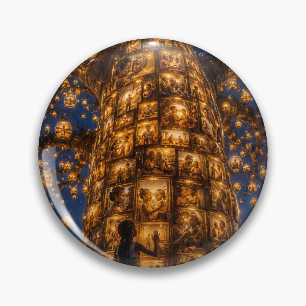 Item preview, Baobab Tree of Memory — African Night Sky Emotional Surrealist Art designed and sold by Bossygraphicske.