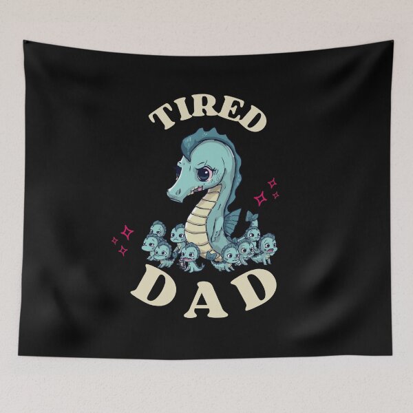 Item preview, Tired Dad designed and sold by PatronesKawai.