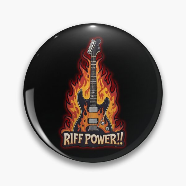 Artikelvorschau, E-Gitarre in Feuer-Riff-Power! entworfen und verkauft von Giulivo Store Graphic.