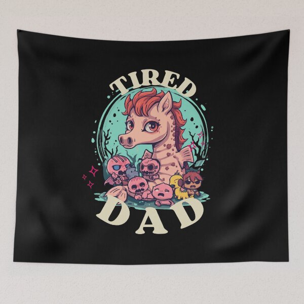 Item preview, Tired Dad designed and sold by PatronesKawai.